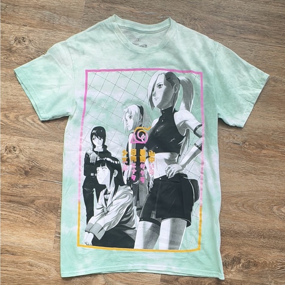 Naruto Tops - Naruto Shippuden Tie-Dye T-Shirt Size Small